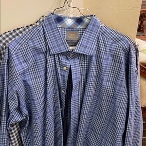 Men’s Thomas Dean long sleeve button down shirt